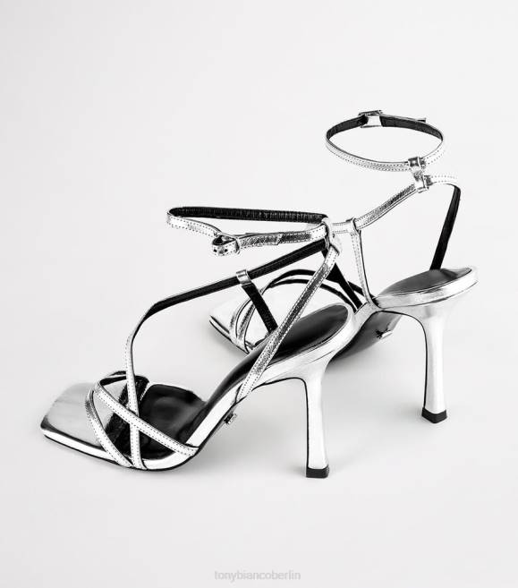 Brautschuhe| de Tony Bianco Frauen Franci-Heels Silberfolie 4624340